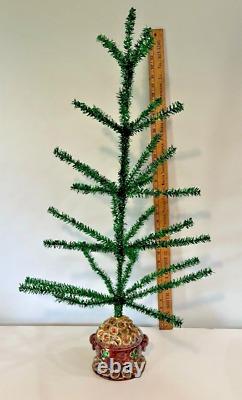 Christopher Radko Feather Tree Luck Irish Pot Of Gold St Patricks Day Christmas