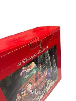 Christopher Radko North Pole Express Cookie Jar Holiday Centerpiece RARE With Box