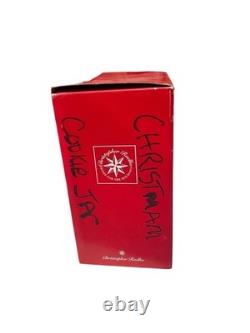 Christopher Radko North Pole Express Cookie Jar Holiday Centerpiece RARE With Box