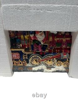 Christopher Radko North Pole Express Cookie Jar Holiday Centerpiece RARE With Box