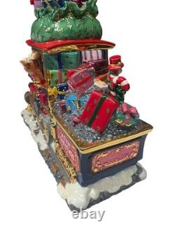 Christopher Radko North Pole Express Cookie Jar Holiday Centerpiece RARE With Box