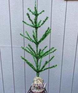 Christopher Radko St. Patricks Day Irish Pot Of Gold Tinsel Tree RETIRED