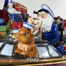 Christopher Radko XL Cookie Jar HOME FOR HOLIDAYS NAUTICAL NICK Santa Christmas
