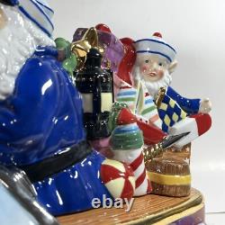 Christopher Radko XL Cookie Jar HOME FOR HOLIDAYS NAUTICAL NICK Santa Christmas