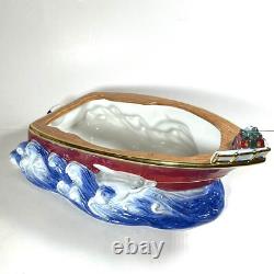 Christopher Radko XL Cookie Jar HOME FOR HOLIDAYS NAUTICAL NICK Santa Christmas