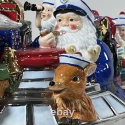 Christopher Radko XL Cookie Jar HOME FOR HOLIDAYS NAUTICAL NICK Santa Christmas