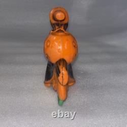 Circa 1940s 1950s Rosbro Halloween Witch On Motorcycle Candy Container 7 Wide Circa 1940s 1950s Rosbro Halloween Witch On Motorcycle Candy Container 7 Wide