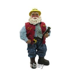 Clothtique Construction Worker Santa Possible Dreams Hardhat 2000 Department 56