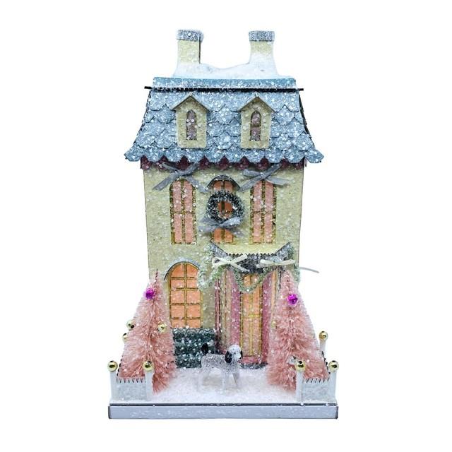 Cody Foster Christmas Light Up House, Glitter House, White Chateau, Hou-307 2024