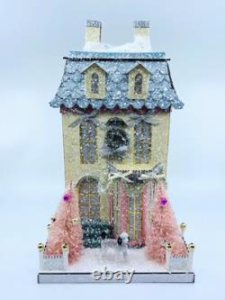 Cody Foster Christmas Light Up House, Glitter House, White Chateau, HOU-307 2024