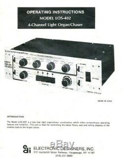 Color Light Organ For Christmas Lights, 4 Channels Pulse Music Input By Pitch