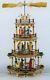 Colorful Nativity German Christmas Pyramid 4-tier