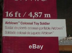 Colossal 16' Gemmy Lighted Toy Soldier Christmas Airblown Inflatable-NEW