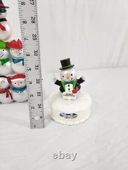 Concert Snowmen Hallmark 2014 Christmas Complete with Conductor Interactive