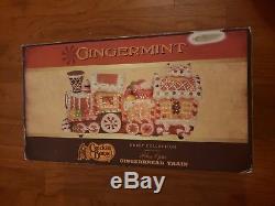 Cracker Barrel Gingerbread Train Gingermint Sweet Collection Fiber Optic