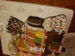 Cracker Barrel Gingerbread Train Gingermint Sweet Collection Fiber Optic