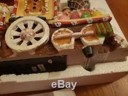 Cracker Barrel Gingerbread Train Gingermint Sweet Collection Fiber Optic