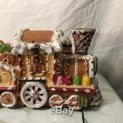 Cracker Barrel Gingermint Train Light Up Gingerbread Train Decoration Christmas