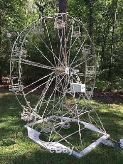 Custom 3D Christmas Ferris Wheel, Outdoor, Animated, used, 8 feet tall
