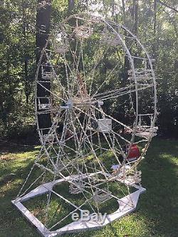 Custom 3D Outdoor Christmas Ferris Wheel, Motorized, Animated Decoration