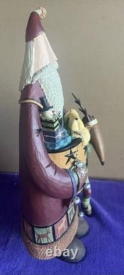 DASH AWAY SANTA Resin Figurine Boxed #WW2887 2010 WILLIRAYE Studios