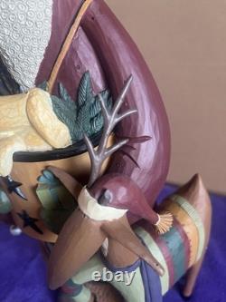 DASH AWAY SANTA Resin Figurine Boxed #WW2887 2010 WILLIRAYE Studios