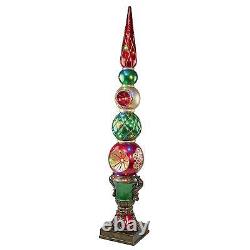 DB477019 Ornament Topiary Illuminated Holiday Statues Over 6 Tall