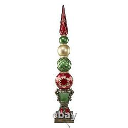 DB477019 Ornament Topiary Illuminated Holiday Statues Over 6 Tall