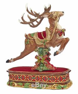 DECORATIVE REINDEER On Box CHRISTMAS 28-928472 NEW MINT! Katherine's Collection