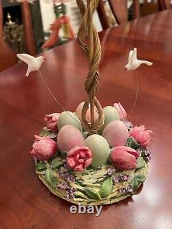 DEPT 56 Easter Krinkles Egg Tree. Patience Brewster, With ornaments