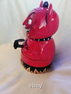 DEPT 56 Halloween Devil Ceramic Beverage Dispenser VIDEO Googly Eyes DEPT 56 Halloween Devil Ceramic Beverage Dispenser VIDEO Googly Eyes
