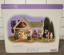 DEPT 56 LIL'YS NURSERY & GIFTS Easter Snow Village Set of 2 withbox #55095