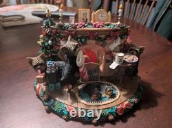 Danbury Mint A Cozy Christmas Eve Yorkshire Terrier UNTESTED NO POWER CORD