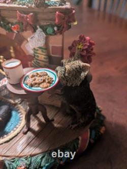 Danbury Mint A Cozy Christmas Eve Yorkshire Terrier UNTESTED NO POWER CORD