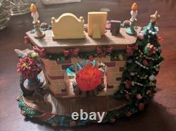 Danbury Mint A Cozy Christmas Eve Yorkshire Terrier UNTESTED NO POWER CORD