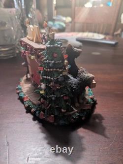 Danbury Mint A Cozy Christmas Eve Yorkshire Terrier UNTESTED NO POWER CORD