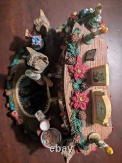Danbury Mint A Cozy Christmas Eve Yorkshire Terrier UNTESTED NO POWER CORD