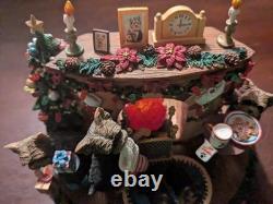 Danbury Mint A Cozy Christmas Eve Yorkshire Terrier UNTESTED NO POWER CORD