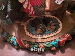 Danbury Mint A Cozy Christmas Eve Yorkshire Terrier UNTESTED NO POWER CORD