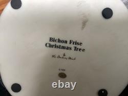 Danbury Mint Bichon Frise Lighted Christmas Tree