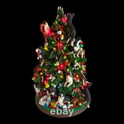 Danbury Mint Border Collie Christmas Tree 2006 Lighted Dog Holiday Decor NO STAR Danbury Mint Border Collie Christmas Tree 2006 Lighted Dog Holiday Decor NO STAR