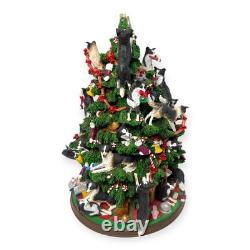 Danbury Mint Border Collie Christmas Tree 2006 Lighted Dog Holiday Decor NO STAR Danbury Mint Border Collie Christmas Tree 2006 Lighted Dog Holiday Decor NO STAR