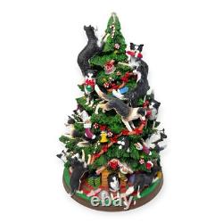 Danbury Mint Border Collie Christmas Tree 2006 Lighted Dog Holiday Decor NO STAR Danbury Mint Border Collie Christmas Tree 2006 Lighted Dog Holiday Decor NO STAR