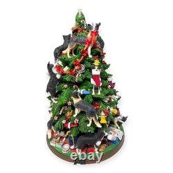Danbury Mint Border Collie Christmas Tree 2006 Lighted Dog Holiday Decor NO STAR Danbury Mint Border Collie Christmas Tree 2006 Lighted Dog Holiday Decor NO STAR
