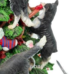 Danbury Mint Border Collie Christmas Tree 2006 Lighted Dog Holiday Decor NO STAR Danbury Mint Border Collie Christmas Tree 2006 Lighted Dog Holiday Decor NO STAR