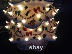 Danbury Mint Christmas Magic Lighted Tree Porcelain 22 Holiday Decor