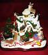 Danbury Mint Corgi Dog Christmas Doghouse-lighted With Star -retired -works- Euc