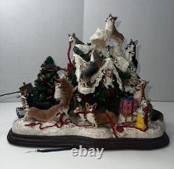 Danbury Mint Corgi Dog Christmas Doghouse-Lighted without Star -Retired READ