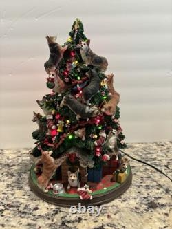 Danbury Mint Corgi Dog Christmas Tree Missing Star/ONE Ear/Two Dogs At Base Danbury Mint Corgi Dog Christmas Tree Missing Star/ONE Ear/Two Dogs At Base