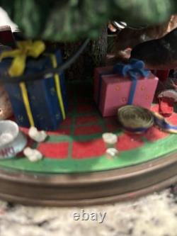 Danbury Mint Corgi Dog Christmas Tree Missing Star/ONE Ear/Two Dogs At Base Danbury Mint Corgi Dog Christmas Tree Missing Star/ONE Ear/Two Dogs At Base